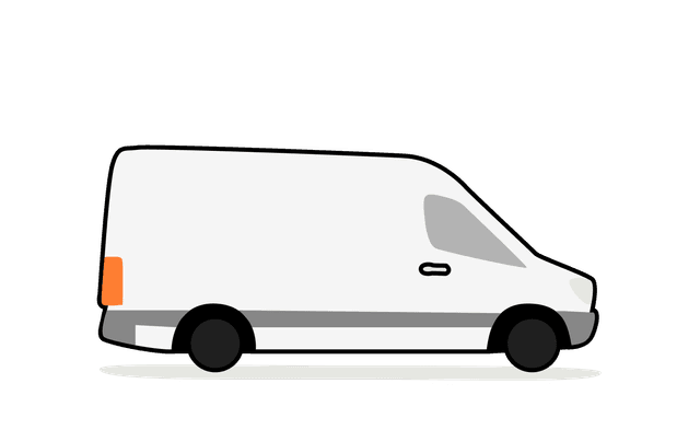 Camioneta para envíos en México